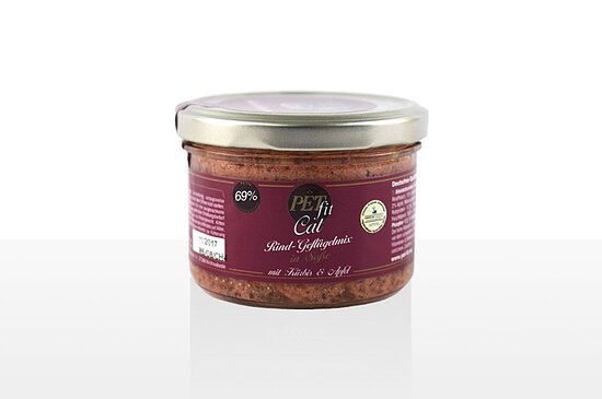 Bild 2 - PETfit Cat & Dog Rind-Gefl�gelmix in So�e 6x200g Glas