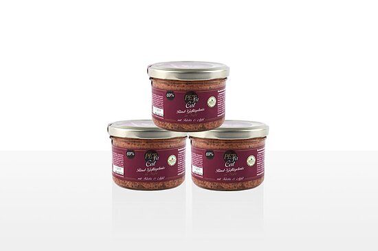 Bild 1 - PETfit Cat & Dog Rind-Gefl�gelmix in So�e 6x200g Glas